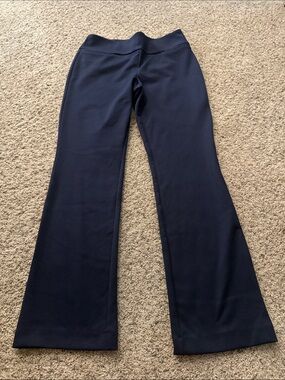 New York & Company Navy Flare Leg Pants